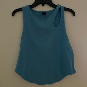 Wild Fable Blue Cut Out Tank Top